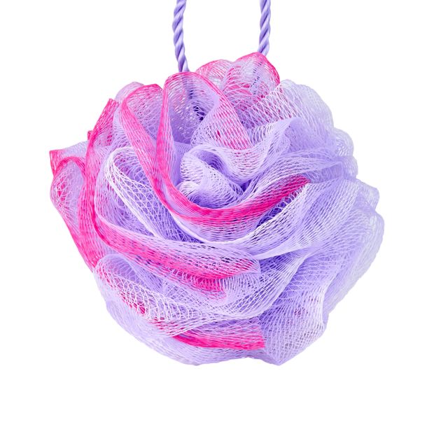 OXX Bodycare Bath Puff - Lilac and Pink