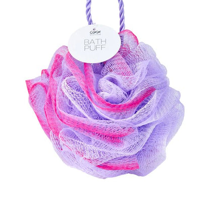 OXX Bodycare Bath Puff - Lilac and Pink