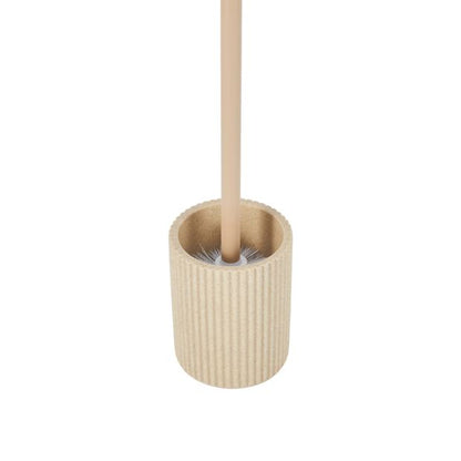 Natural Fluted Toilet Brush Set - Anko