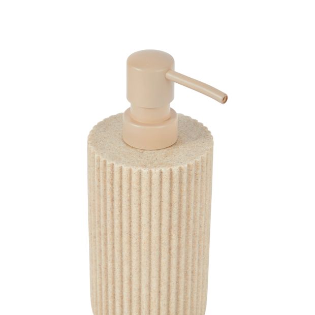 Natural Fluted Soap Dispenser - Anko