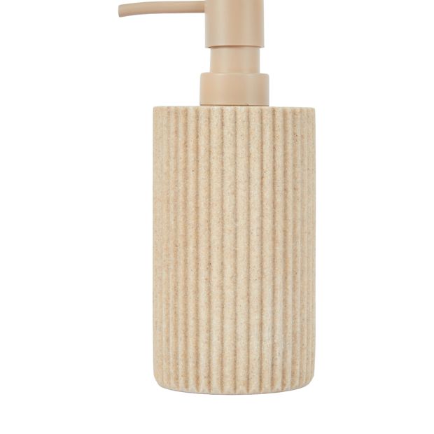 Natural Fluted Soap Dispenser - Anko