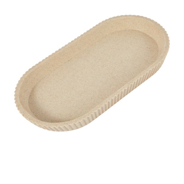 Natural Fluted Tray - Anko