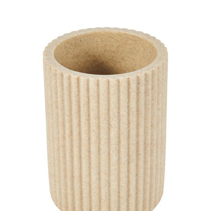 Textured Bathroom Tumbler - Neutral Colour