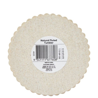 Textured Bathroom Tumbler - Neutral Colour