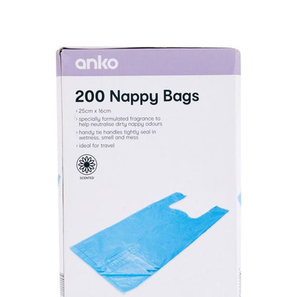 Anko 200 Pack Nappy Bags