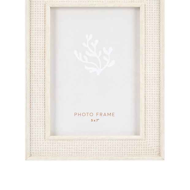 Anko Weave Frame 7in. x 5in.- White