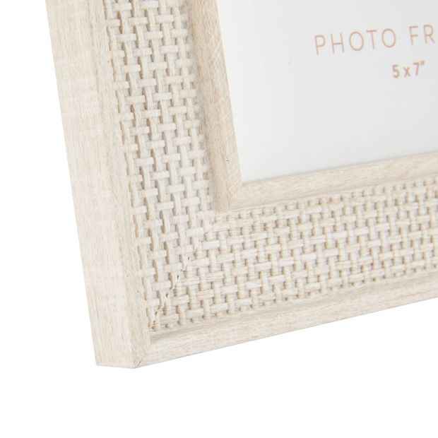 Anko Weave Frame 7in. x 5in.- White