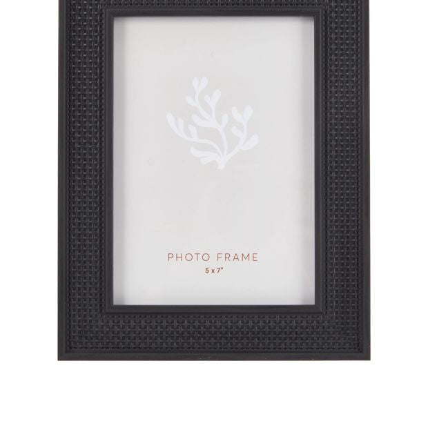 Anko Weave Photo Frame 5in. x 7in.- Black