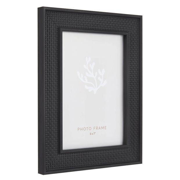 Anko Weave Photo Frame 5in. x 7in.- Black