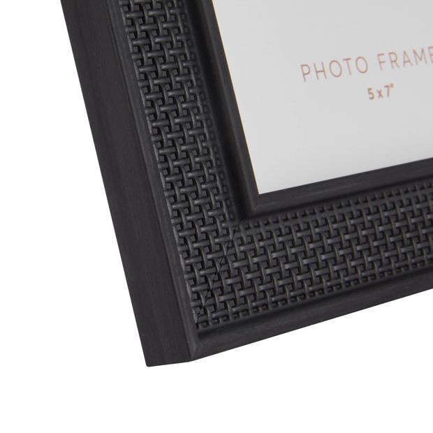 Anko Weave Photo Frame 5in. x 7in.- Black
