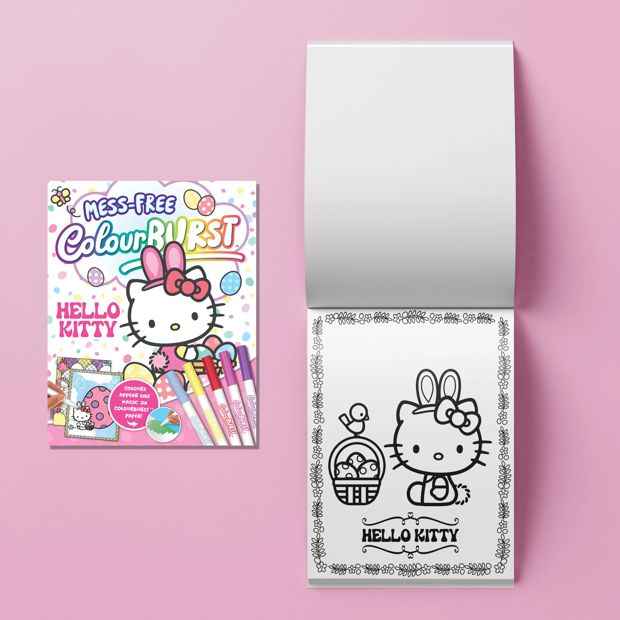 Colouring Activity Book with Mess-Free Markers