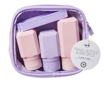 5-Piece Travel Container Set with Bag