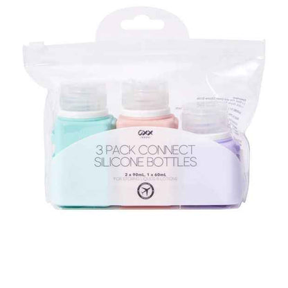 Silicone Travel Bottles - 3 Pack