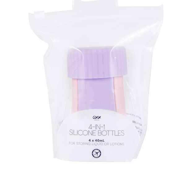OXX Travel 4-in-1 Silicone Bottles