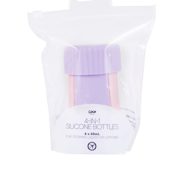 OXX Travel 4-in-1 Silicone Bottles