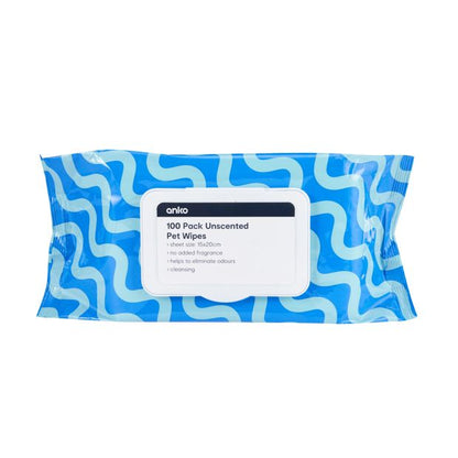 Anko 100 Pack No-Scent Pet Wipes