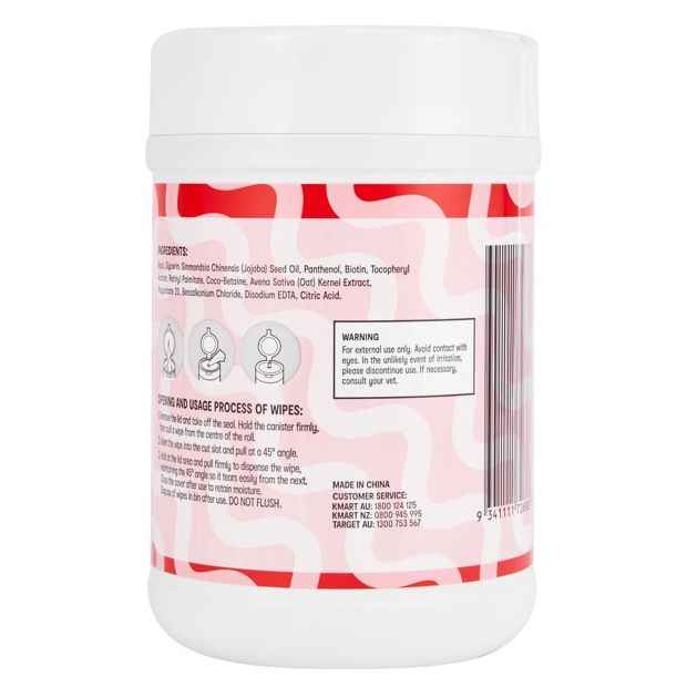 Anko 100 Pack Oatmeal Pet Wipes (Puppy)