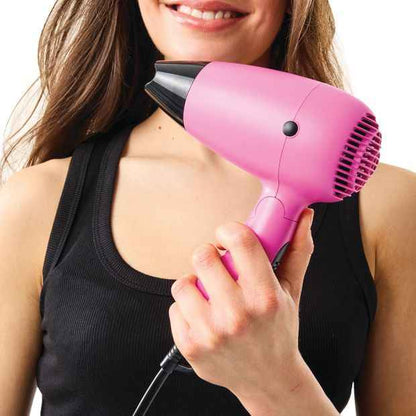 Compact Travel Hair Dryer - Pink