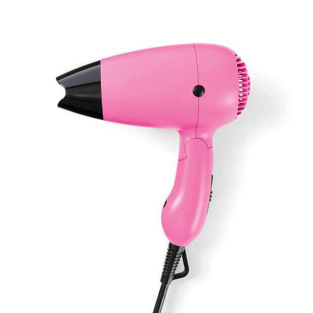 Compact Travel Hair Dryer - Pink