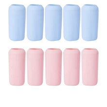 OXX Travels Piece Silicone Travel Bottle Covers - Blue and Pink