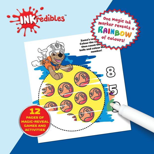 INKredibles Nickelodeon PAW Patrol Mess Free Magic Ink Pictures! - Book