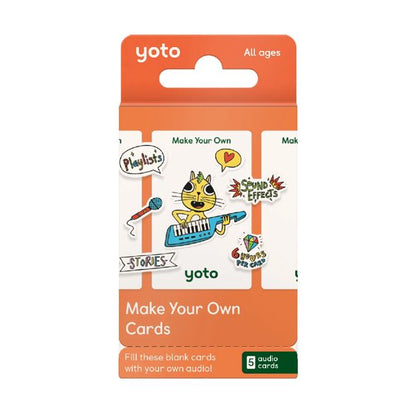 5 Pack Yoto Make Your Own Content Cards