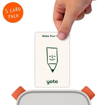 5 Pack Yoto Make Your Own Content Cards