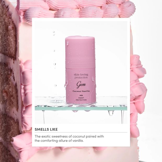 Gem Skin Loving Roll on Deodorant 50ml - Coconut & Vanilla