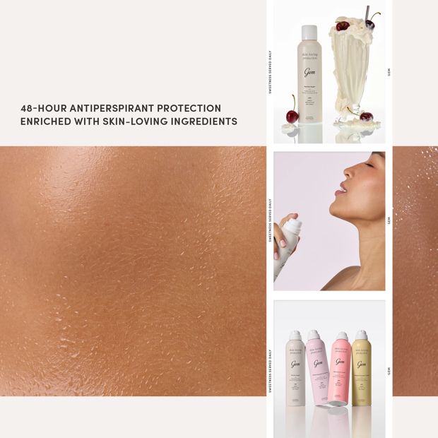 Gem Vanilla Sugar Skin-Loving Deodorant 207ml - Hyaluronic Acid, Vitamin E and Shea Butter