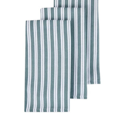 Anko 3 Pack Green Basket Weave Extra Large Tea Towels