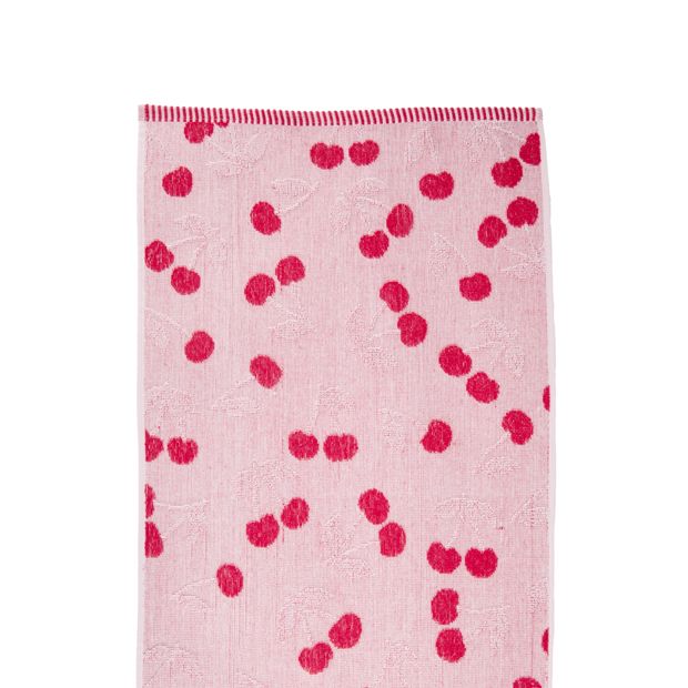 Anko 4 Pack Pink Cherry Terry Tea Towels