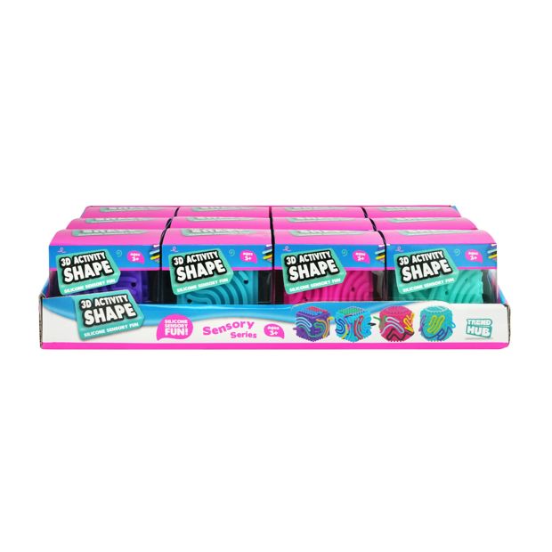 Trend Hub Sensory Series 3D Activity Shape - Assorted