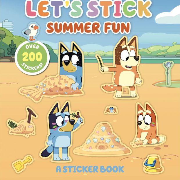 Bluey: Let's Stick Summer Fun - Book