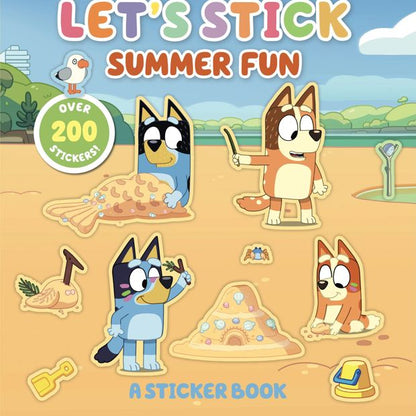 Bluey: Let's Stick Summer Fun - Book