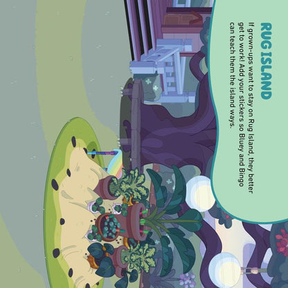 Bluey: Let's Stick Summer Fun - Book