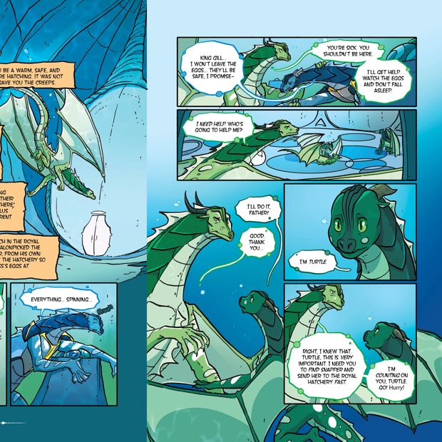 Wings of Fire The Graphic Novel: Talons of Power by Tui T. Sutherland - Book 9