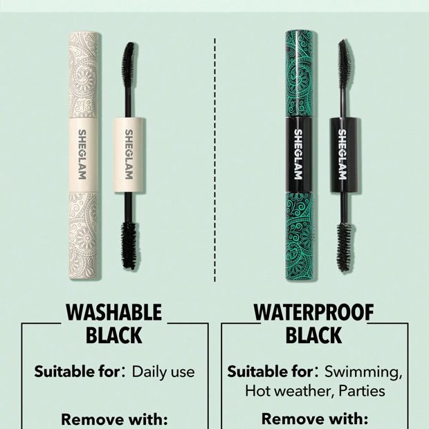 SHEGLAM All-In-One Volume & Length Mascara - Waterproof Black