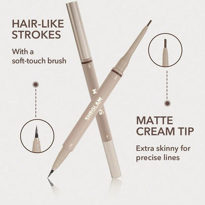 SHEGLAM Brows on Demand 2-in-1 Brow Pencil - Auburn