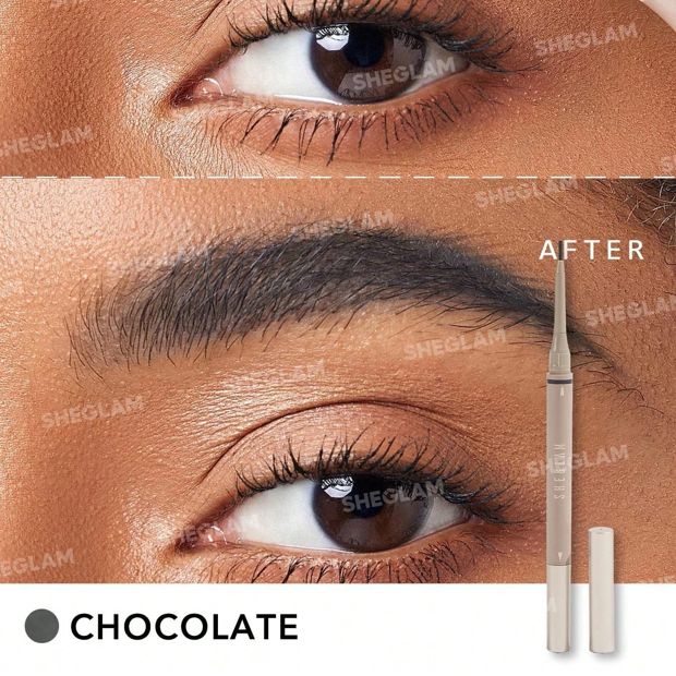 SHEGLAM Brows on Demand 2-in-1 Brow Pencil - Chocolate