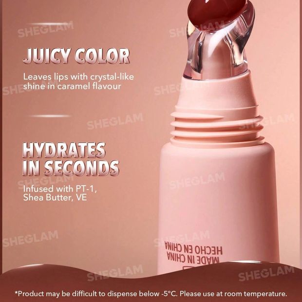 SHEGLAM Crystal Glaze Moisturizing Lip Care - Cocoa Cookie
