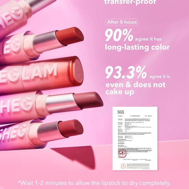 SHEGLAM Dynamatte Boom Long-lasting Matte Lipstick - High Key