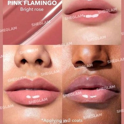 SHEGLAM Pout-Perfect Shine Lip Plumper - Pink Flamingo