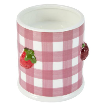 Anko Brunch Club Berry Check Candle