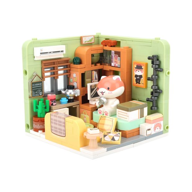Mini Blocks Building Series: Cat Playset - Assorted