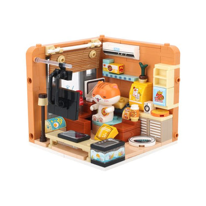 Mini Blocks Building Series: Cat Playset - Assorted