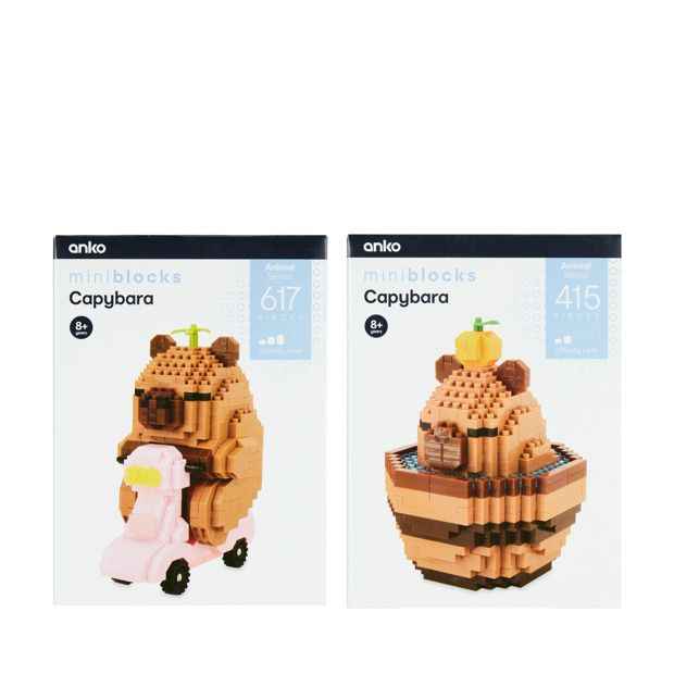 Mini Blocks Animal Series: Capybara - Assorted