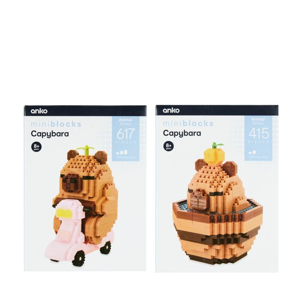 Mini Blocks Animal Series: Capybara - Assorted