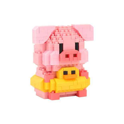 Mini Blocks Animal Series: Piggy Friends - Assorted