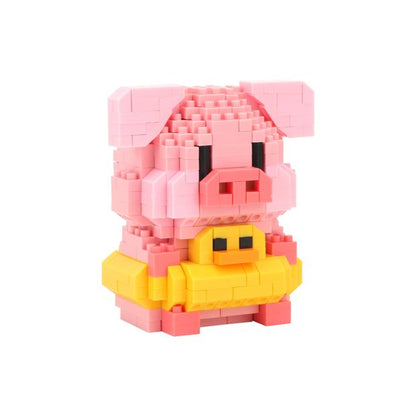 Mini Blocks Animal Series: Piggy Friends - Assorted