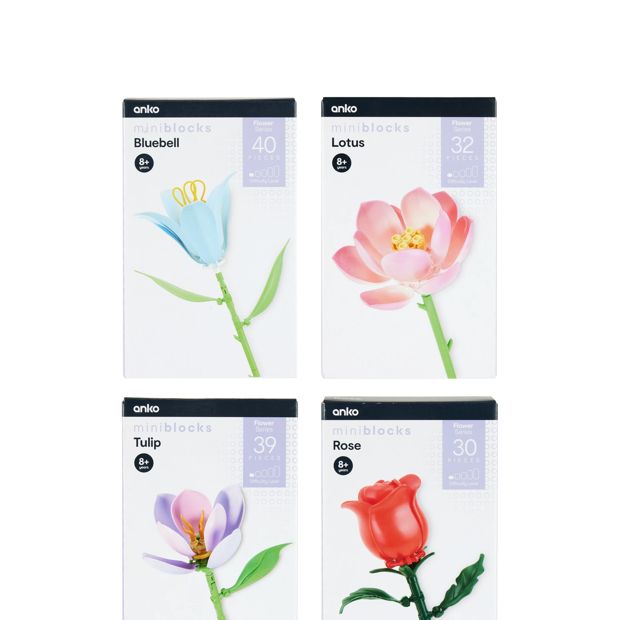 Mini Blocks Flower Series - Assorted